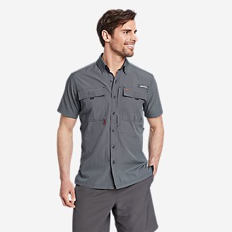 Men's UPF Guide 2.0 Short-Sleeve Shirt in Blue