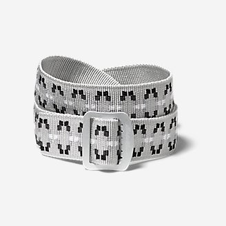 Women's Horizon Jacquard Belt in Gray