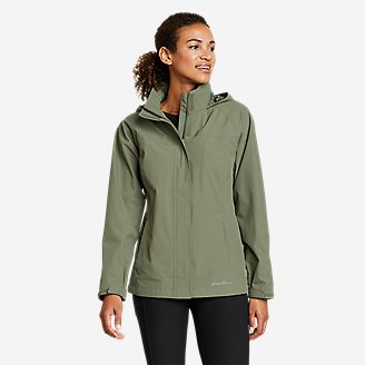 Women's Rainfoil Packable Jacket in Green