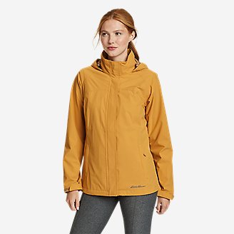 Women's Rainfoil Packable Jacket in Yellow