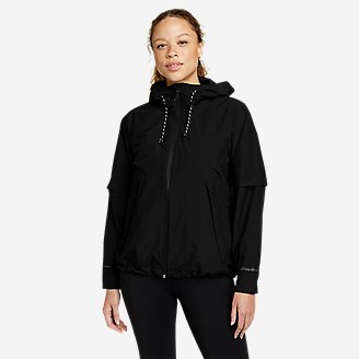 Women's Rainfoil Vented Jacket in Black