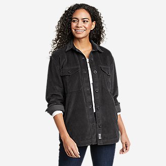 Women's Madison Valley Corduroy Shirt-Jac in Gray