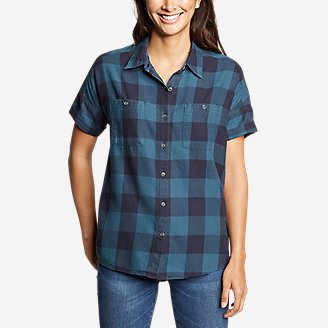 green flannel shirt women's