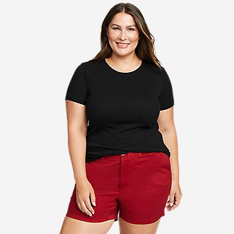 Women's Favorite Short-Sleeve Crewneck T-Shirt in Black