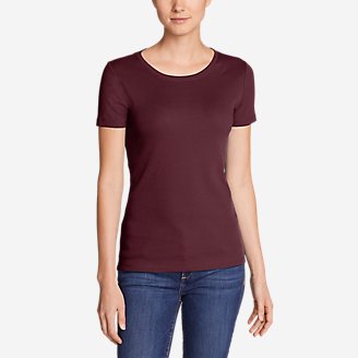 Women's Favorite Short-Sleeve Crewneck T-Shirt in Red