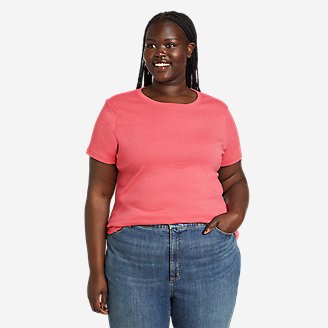 Women's Favorite Short-Sleeve Crewneck T-Shirt in Red