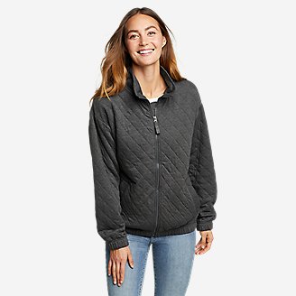 Women's Outlooker Full-Zip Sweatshirt Jacket in Gray