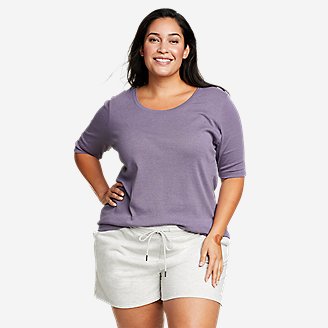 eddie bauer elbow sleeve tops