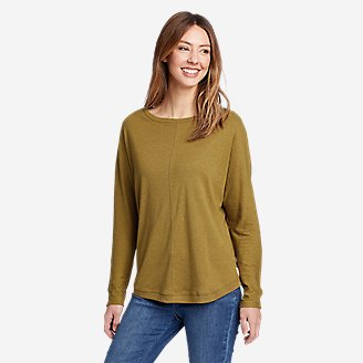 Women's Favorite Long-Sleeve Dolman T-Shirt - Solid in Yellow