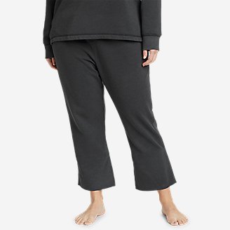 Women's Cozy Camp High Rise Kick Flare Pants in Gray