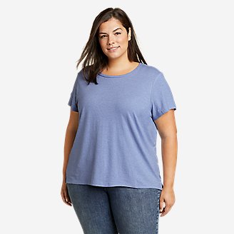 Women's EB Hemplify Short-Sleeve T-Shirt in Blue
