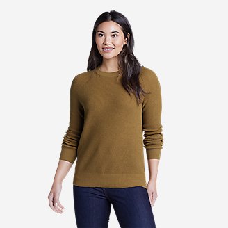 Women's Tellus Crewneck Sweater in Brown