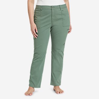 Women's Guides' Day Off Straight Leg Pants in Green