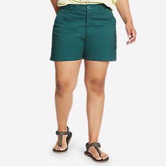 Women's Willit Stretch Legend Wash Shorts - 5' in Green