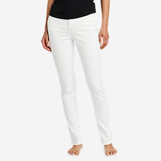 Women's Voyager High-Rise Jeans - Slim Straight in White