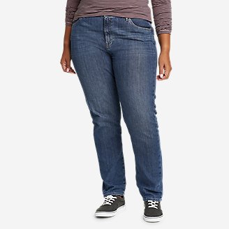 Women's Boyfriend Jeans - Slim Leg in Blue