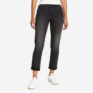 Women's Boyfriend Jeans - Slim Leg in Gray