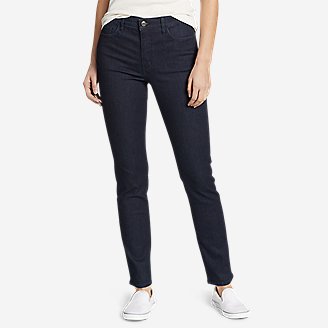 Women's Elysian Slim Straight High Rise Jeans in Blue