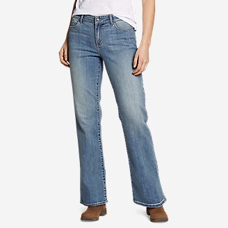 Women's Voyager High-Rise Boot-Cut Jeans - Curvy in Blue