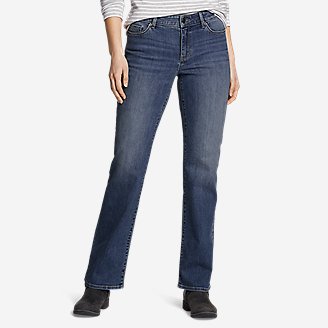 ladies slim bootcut jeans