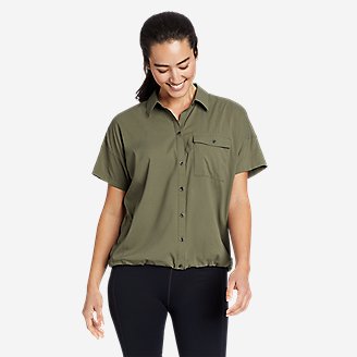 Women's Pave The Way Short-Sleeve Shirt in Green