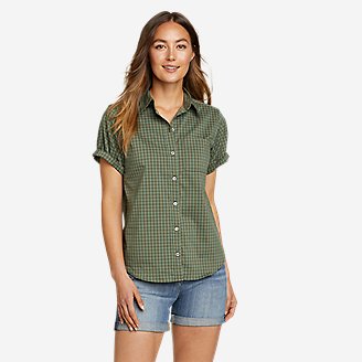 Women's Pro Creek Short-Sleeve Shirt in Green