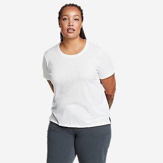 Women's Myriad Short-Sleeve Crew - Solid in White