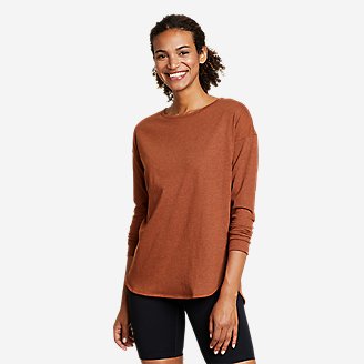 Women's Myriad Long-Sleeve Shirt - Solid in Brown