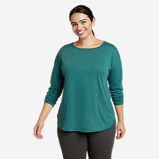 Women's Myriad Long-Sleeve Shirt - Solid in Blue