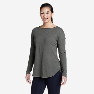 Women's Myriad Long-Sleeve Shirt - Solid in Gray