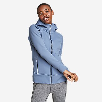 grey zip hoodie women's