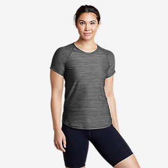 Women's Trail Seeker Short-Sleeve Crew T-Shirt in Black