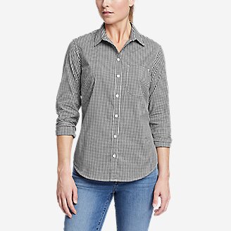 Women's Girl On The Go Long-Sleeve Shirt - Classic Fit in Black
