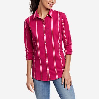 Women's Girl On The Go Long-Sleeve Shirt - Classic Fit in Purple