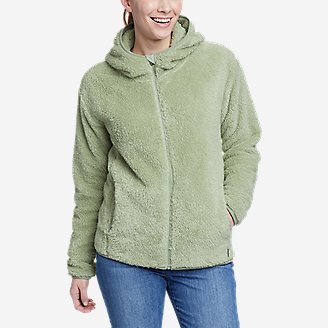 eddie bauer sherpa hoodie women's