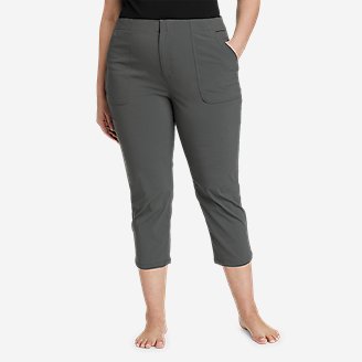 Women's Horizon High-Rise Crop Pant in Gray