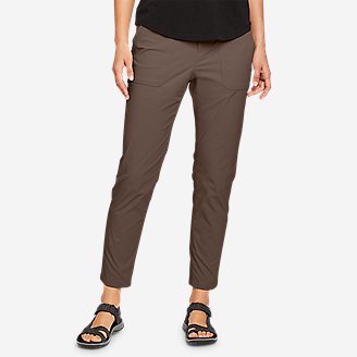 Women's Sightscape Horizon Slim Straight Ankle Pants in Brown