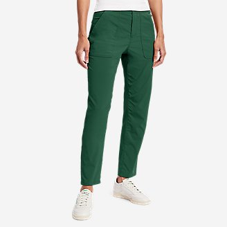 Women's Sightscape Horizon Slim Straight Ankle Pants in Green