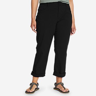 Women's Sightscape Convertible Roll-Up Pants in Black