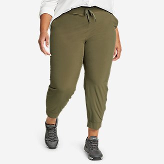 women's olive jogger pants