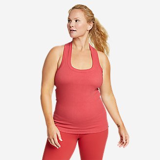 Women's Resolution Seamless Racerback Tank Top in Red