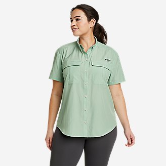 Women's Guide Short-Sleeve Shirt in Green