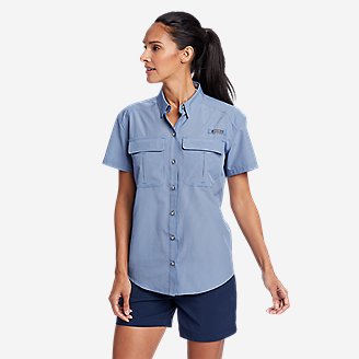 Women's Guide Short-Sleeve Shirt in Blue