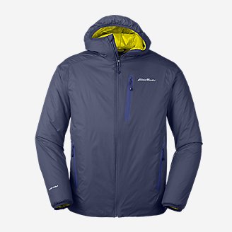 Men's EverTherm 2.0 Down Hooded Jacket in Blue
