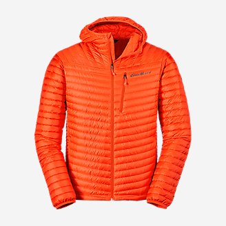 orange hooded jacket