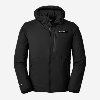 Men's EverTherm Downdraft Hooded Jacket in Black