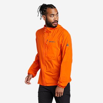 Men's Super Sevens Wind Jacket in Orange