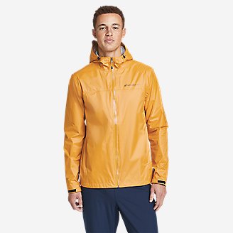 Men's Cloud Cap Rain Jacket in Yellow