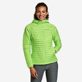 Women's MicroTherm 2.0 Down Hooded Jacket in Green
