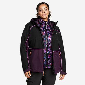 Women's Ski-In-1 Jacket in Purple